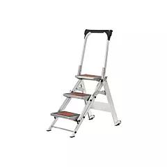 Little Giant Ladders Safety Stepladder with Bar & Tray, 2.2' X 19