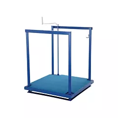 Vestil Plateforme de travail Posi-Crank ergonomique avec tapis anti-fatigue, 36