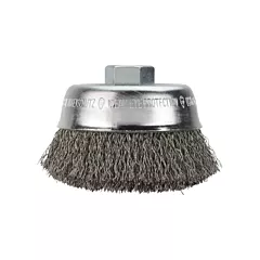 Milwaukee Carbon Steel Crimped Wire Cup Brush, 3-1/2