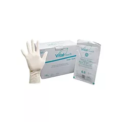 Vitaltouch Latex Sterile Glove Powder Free Size 7.5 50pairs/box (VMAMD1143-7.5)