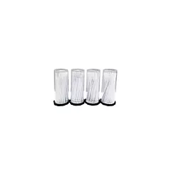 Valuemed Professional Micro Applicator Brushes Premium Tube White Super Fine 400/pkg