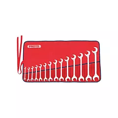 Proto Full Polish Angle Wrench Set, 14 No. of Pieces, Imperial, Open-Ended (J3100B)