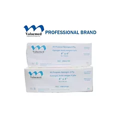 Valuemed Professional Non-Sterile Economy Gauze 4x4 4ply Non-Woven 2000/case 
