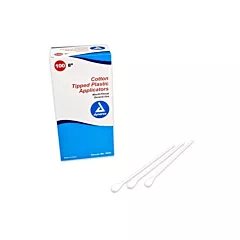 Cotton Tipped Plastic Applicator- Large Tip- 8