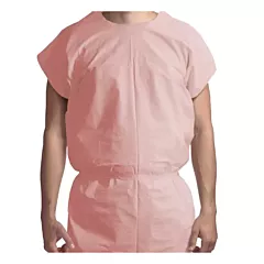 Patient Exam Gown Mauve Universal Size Tissue/Poly/Tissue 50/case (VMVMD8103)