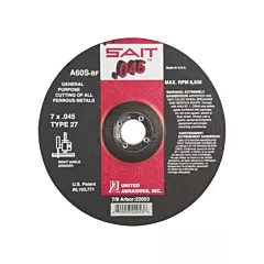 United Abrasives Inc. Meules à tronçonner à centre abaissé, 7