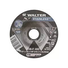 Walter Surface Technologies Meules à moyeu déporté en acier inoxydable