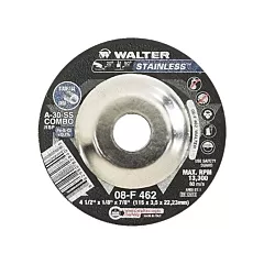 Walter Surface Technologies Depressed Centre Grinding Wheels - Stainless Type 27