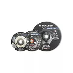 Walter Surface Technologies STAINLESS™ Grinding and Cutting Wheel, 4-1/2