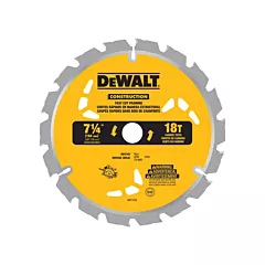 Dewalt Fast Cut Framing Carbide-Tipped Saw Blade, 7-1/4