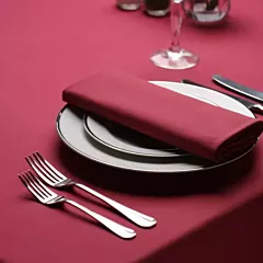 Milliken Signature Plus Table Cloth-Wild Raspberry-132