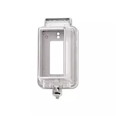 Leviton Couvercles étanches lors de l'usage - Decora/GFCI, plus profond, Transparent (5977-DCL)