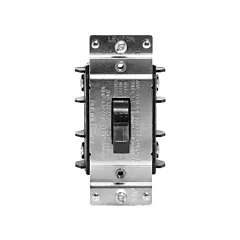Leviton Single Phase Double Pole Disconnect Switch, Standard, 40 Amps, 600 V, Polyester, Non-Fusible (MS402-DS)