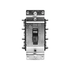 Leviton Interrupteur tripolaire monophasé, Standard, 40 A, 600 V, Polyester, Infusible (MS403-DS)