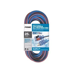 Prime Arctic Blue™ TPE-Rubber Locking Extension Cord