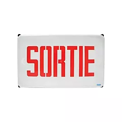 Beghelli Enseignes Sortie Aqua NEMA 4x, DEL, À raccordement fixe (AQ-S-L-R-1-W-UDC)