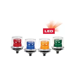 Federal Signal Corporation Electraray® Hazardous Location LED Flashing Warning Lights with XLT™ Technology, Blue, Flashing, Pipe (225XL-120-240B)