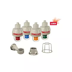 Federal Signal Corporation Explosion-Proof LED Warning Lights With XLT™ Technology, Green, Flashing/Continuous, Wall (27XL-120-240G-MOD)