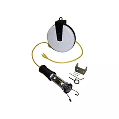 Lind Equipment Heavy-Duty LED Work Lights and Cord Reels, LED, 8 W, Grey (LE1740RLED)