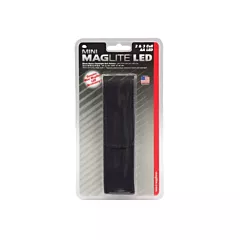 Maglite Étui de ceinture en nylon pour lampe de poche DEL Maglite<sup> MD </sup> à 2 piles AA, Nylon, Noir, 1 Nbre de pochettes, Porte-lampe de poche (AP2X136)