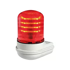 Federal Signal Corporation Streamline® Modular Multifunctional LED Beacons, Red, Flashing/Rotating/Continuous, Wall (SLM100R)