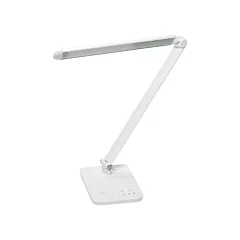 Safco Vamp™ LED Lamps, Flat Table Base, White, LED, 9 W (1001WH)