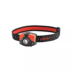Coast FL75 Headlamp, LED, 435 Lumens (High), 2.5 Run Time Hrs. (High), Plastic, AAA (21674)