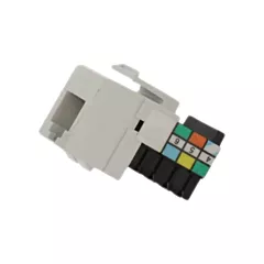 Leviton Connecteur de qualité téléphonique QuickPort(MD), Internet (41106-RW6)