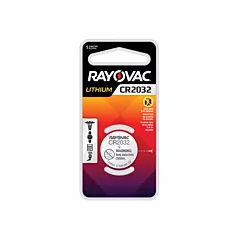 Rayovac CR2032 Lithium Coin Cell Battery, 3 V (KECR2032-1)