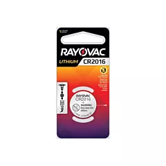 Rayovac Pile bouton au lithium CR2016, 3 V (KECR2016-1)