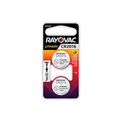 Rayovac Piles bouton au lithium CR2016, 3 V (KECR2016-2)
