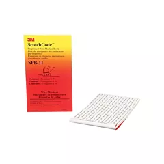 3M ScotchCode™ Pre-Printed Wire Marker Book (SPB-11)