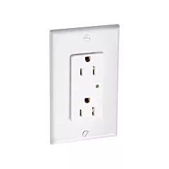 Leviton Prise avec protection contre les surcharges Decora(MD), 2 Nbre de prises de courant, 125 V, 15 A, 1875 W, 720 J (5280-W)