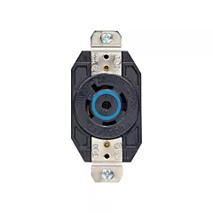 Leviton Prise verrouillable V-O-MAX(MD), Nylon, 120 V/208 V, 20 A, Noir, L21-20R (2510)