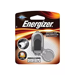 Energizer Keychain Style Flashlight, LED, 12 Lumens (High), Plastic, CR2016 (HTKC2BUCS)