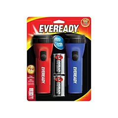 Energizer Eveready® General Purpose Flashlight Kit, LED, 25 Lumens (High), 60 Run Time Hrs. (High) (EVEL152S)