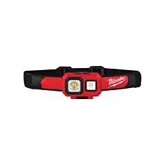 Milwaukee Spot & Flood Beam Headlamp, LED, 450 Lumens (High), 2 Run Time Hrs. (High), Plastic, AAA (2104)