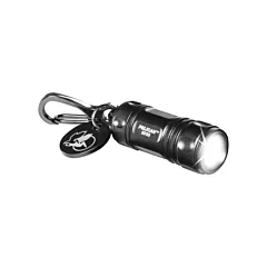 Pelican Keychain Flashlight, LED, 16 Lumens (High), 8.5 Run Time Hrs. (High), Aluminum, LR41 (018100-0100-110)