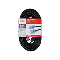 Prime All-Rubber™ Extension Cord