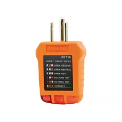 Klein Tools Testeur de prise de courant, Voyant lumineux (RT110)
