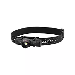 Coast XPH30R Headlamp, LED, 1000 Lumens (High), 41 Run Time Hrs. (High), Aluminum, Rechargeable/CR123 (30611)