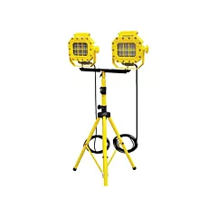 Lind Equipment Explosion Proof Floodlight with Tripod, LED, 5600 Lumens, 40 W, Aluminum (XP970LED-TD)