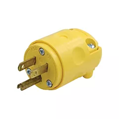 Prime Replacement Plug, 15 A, 5-15P, 125 V, PVC (WDA515PVB)
