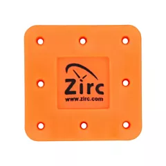 Zirc 8 Hole Magnetic Bur Blocks Neon Orange (VMZ50Z400-Q)