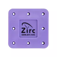 Zirc 8 Hole Magnetic Bur Blocks Neon Purple (VMZ50Z400-R)