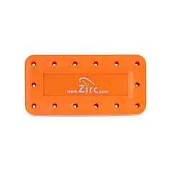 Zirc 14-Hole Magnetic Bur Blocks - Neon Orange (VMZ50Z403-Q)