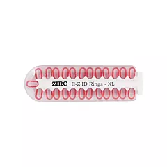 Zirc E-Z ID Rings X-Large 25/pkg, Red (VMZ70Z000-M)