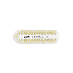 Zirc E-Z ID Rings X-Large Neon Yellow 25/pkg (VMZ70Z000-O)