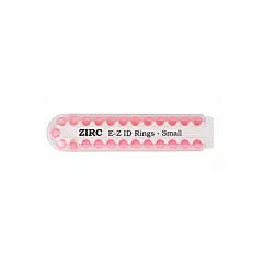 Zirc E-Z ID Rings Small Neon Pink 25/pk (VMZ70Z100-S)