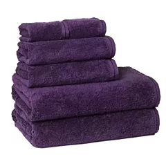 ZEN Eggplant Organic Cotton Bath Towel Collection - 100% Certified, Eco-Friendly Luxury
